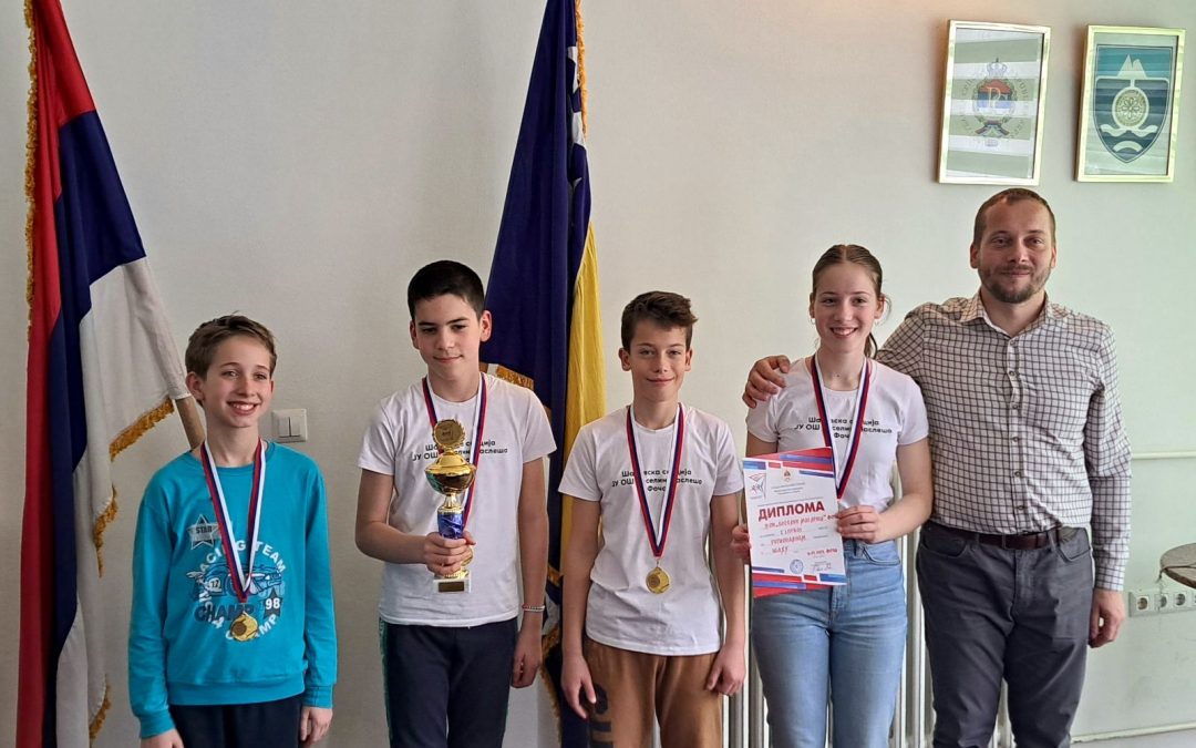 Извјештај са регионалног такмичења у шаху у школској 2022/2023. години
